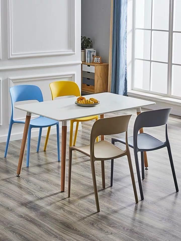 Nordic Dining Room Furniture Kitchen Modern Designer Plastic Dining Chairs