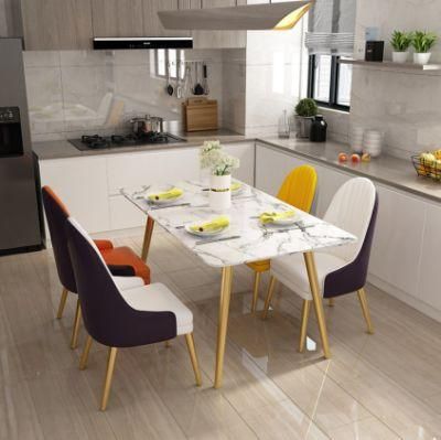 Easy to Clean Dining Room Dinner Table for Small Kitchen