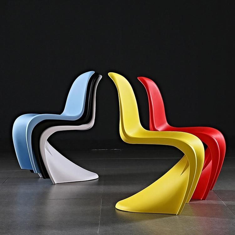 2022 Luxury Modern Chair in Polypropylene Outdoor Restaurant Cafe Plastic Chair Dining Room Set Dinner Chairs