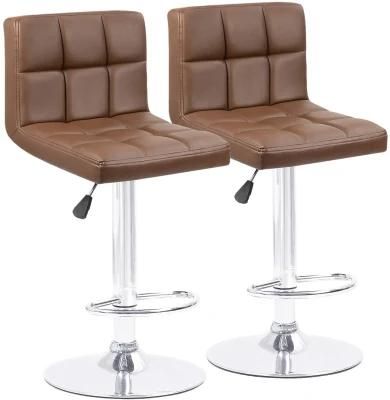 Bar Furniture Lift and 360 Degree Swivel PU Bar Stool
