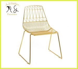 Event Hire Outdoor Stackable Arrow Metal Wire Dining Chair