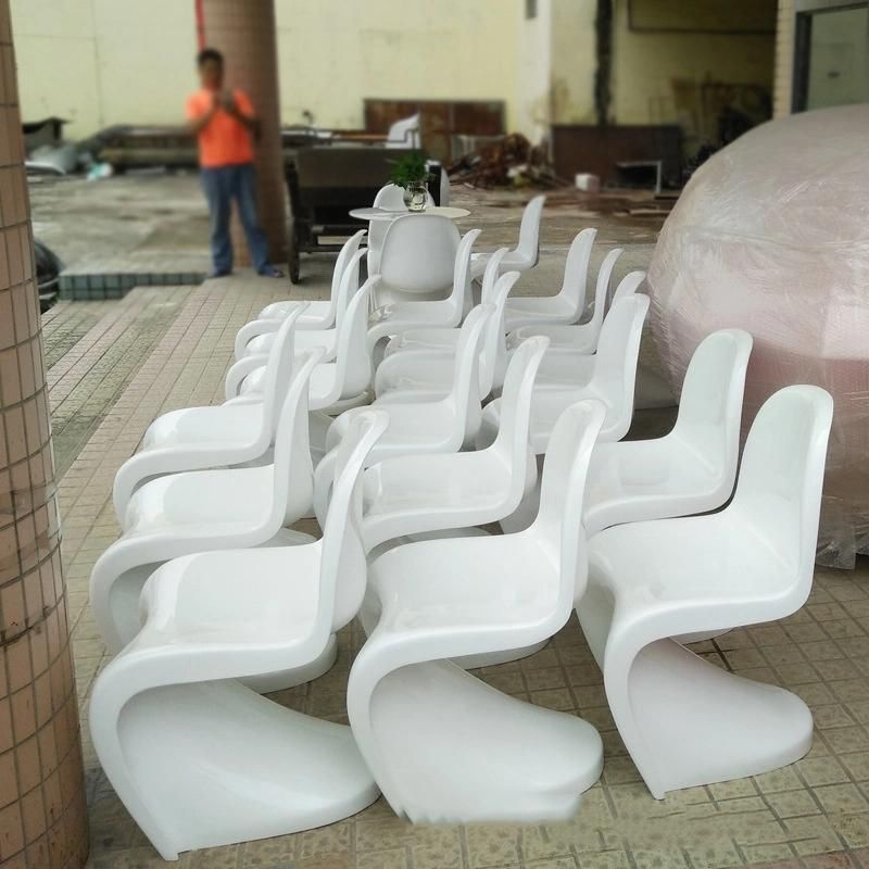 2022 Luxury Modern Chair in Polypropylene Outdoor Restaurant Cafe Plastic Chair Dining Room Set Dinner Chairs