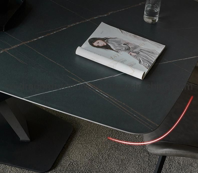 Wholesale Market Dining Table 8 Seater Luxury with Marble Top