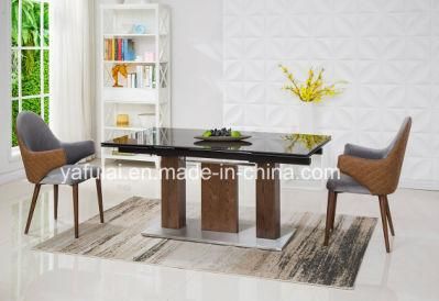 Hot Sell Italy Ceramic Dining Table Extension Restaurant Furniture