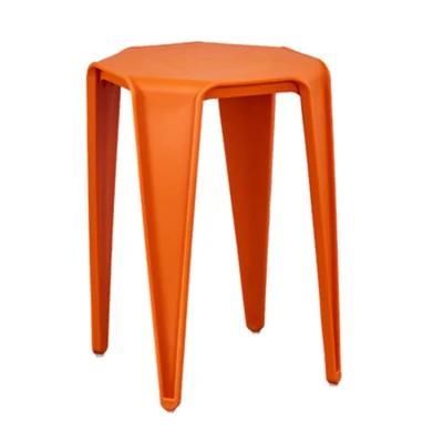 Convenient Dining Room Chairs Modern Plastic Furniture Round Plastic Stool