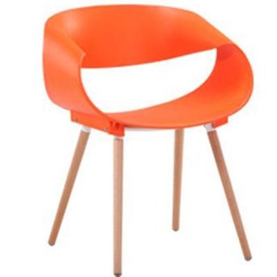 Factory Outdoor Restaurant Modern Wooden Home Dining Room Plastic Resin Dining Chair