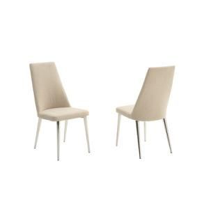 Stainless Steel Restaurant Modern Upholstered Dining Chair