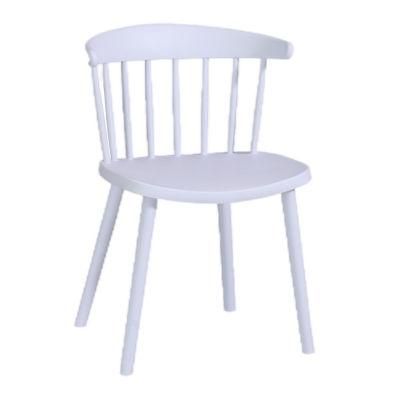 2021 Hot Sale China Wholesale New Plastic Chair with Armrest Stackable Dining Chair