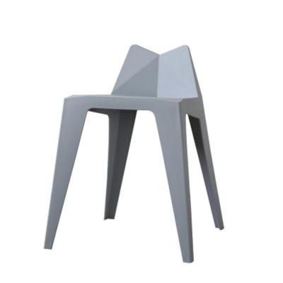 Save Space MID Back Stackable Plastic Stool Dining Chair