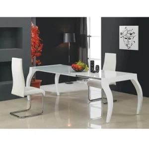 Dining Room Furniture Rectangle Tempering Glass Dining Table