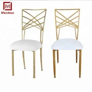 High Fashion Metal Gold Chiavari Chair for Wedding Party