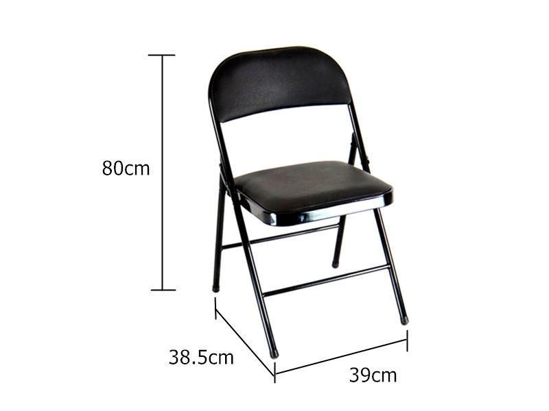 Plastic Sponge Metal Frame Commercial Garden Outdoor Events Folding Chair