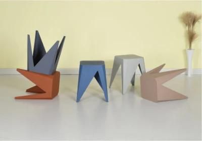 Colorful New Hot Sale Indoor Home Furniture Chairs Plastic Stools