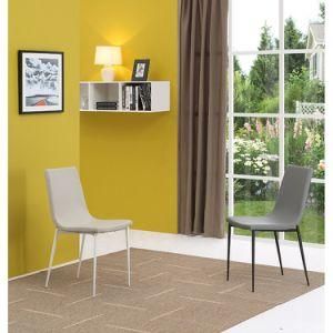 Modern PU Restaurant Wood Legs Hotel Dining Chair