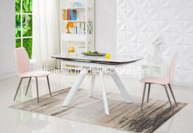 Fashion Factory OEM Dining Table Rotatable Ceramic Restaurant Furniture