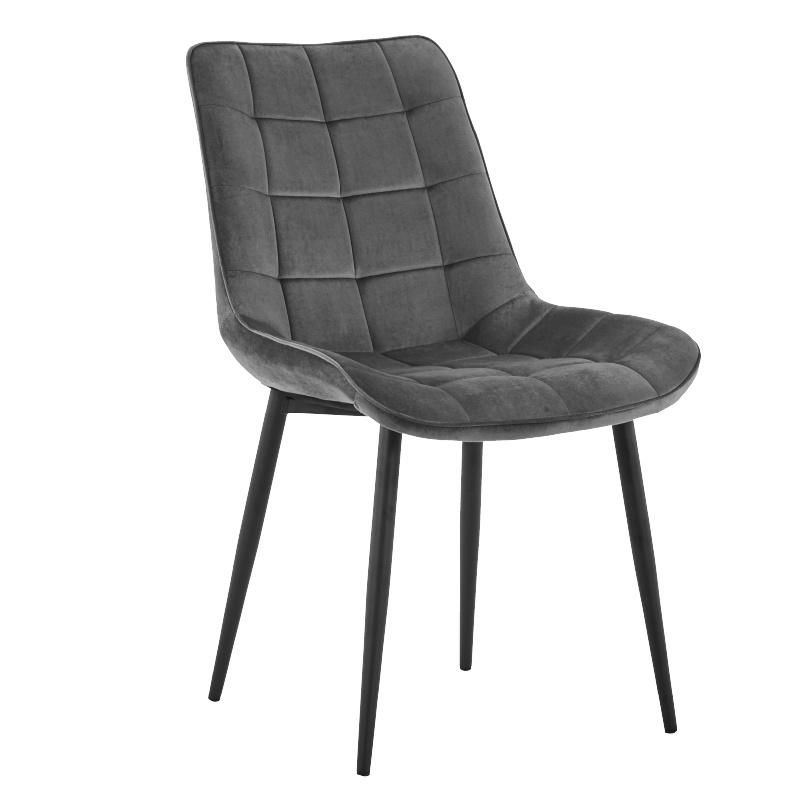 Chaise Decoration Siege Large Pied De Chaise En Metal Cuir De Qualite Rembourre Velours Chaise Salle a Manger