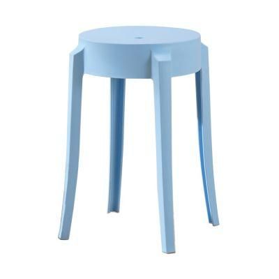 French Outdoor Event Camp Restaurant Simple Design PP Stacking Stool Chair for Adult Dining
