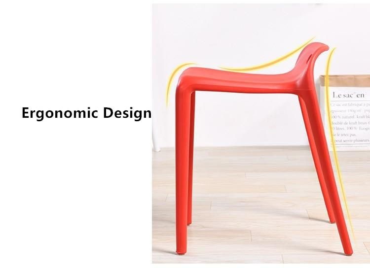 Restaurant Kitchen Cafe Sillas Plasticas Chaise Stackable Dining Plastic Chair