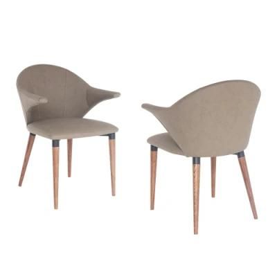 Armrest Home Furniture PU Leisure Dining Chair