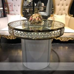 Hot Sale Wedding Crystal Round Cake Table