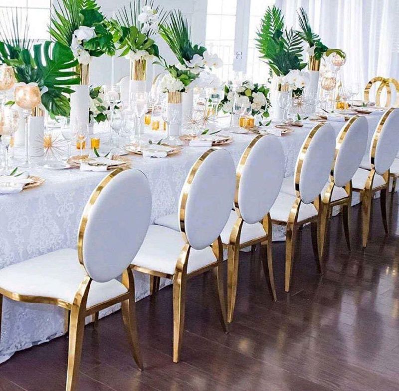 Factory Price Stacking Modern Outdoor Metal Hotel Restaurant Wedding Wedding Banquet Dining Furniture Chair