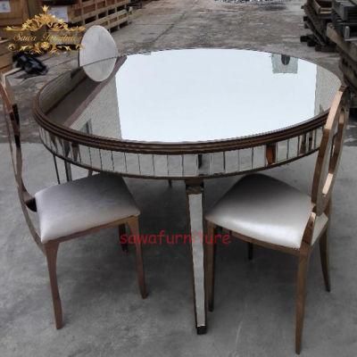 Household Modern Dinner Stainless Steel Marble Dining Table