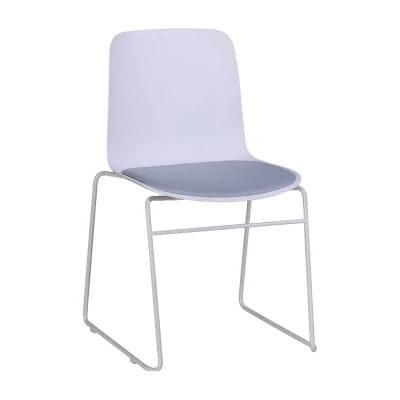 Thickened Plastic Backrest Adult Stackable Food Stall Outdoor Snack Shop Barbecue Stand Home Velvet Fabric Dining Chairs