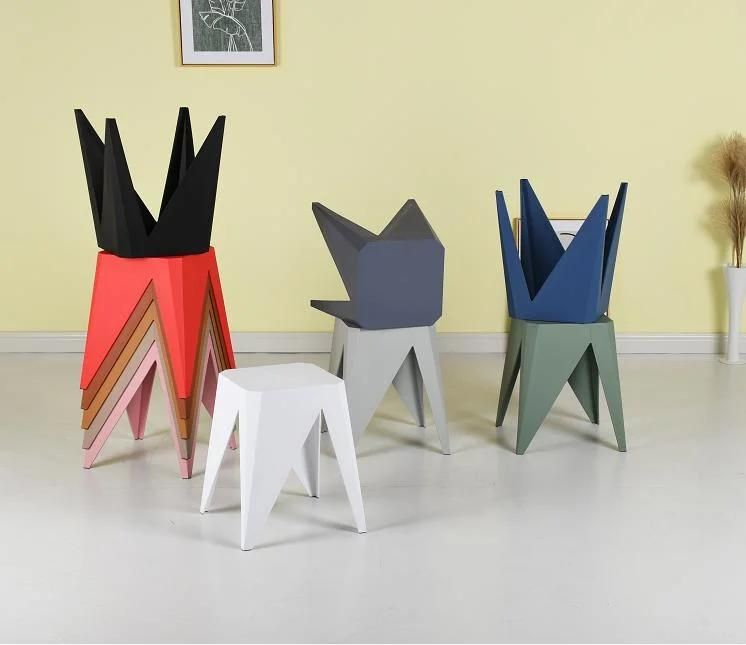 Colorful New Hot Sale Indoor Home Furniture Chairs Plastic Stools