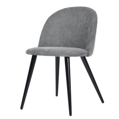 Wholesale Dining Room Chair Modern Luxury Furniture Fabric Velvet Stainless Steel Dining Chair