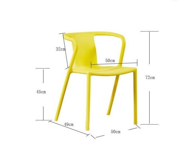 Cheap Outdoor Modern Design Leisure Stacking Dining Plastic Chair