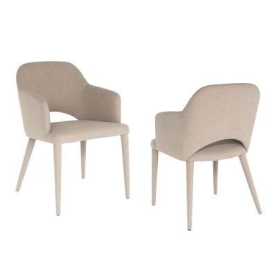 Upholstered Modern Office Home Chair with Arms