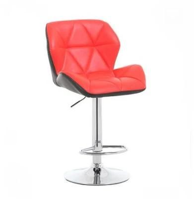Modern Leather Fabric Wood High Bar Furniture Stools Bar Chairs with Armrest