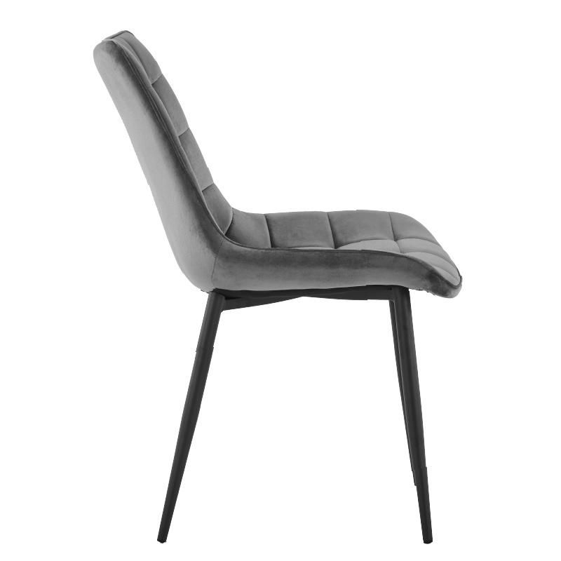 Chaise Decoration Siege Large Pied De Chaise En Metal Cuir De Qualite Rembourre Velours Chaise Salle a Manger