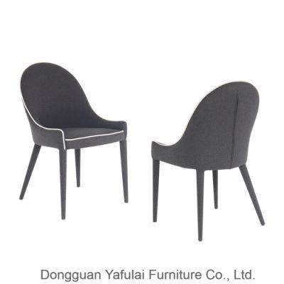 Classic Fabric Metal Dining Home Chair Furniture