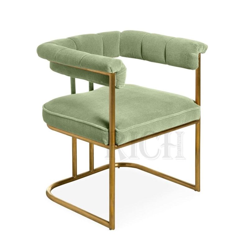 Stainless Steel Frame Modern Dining Chair