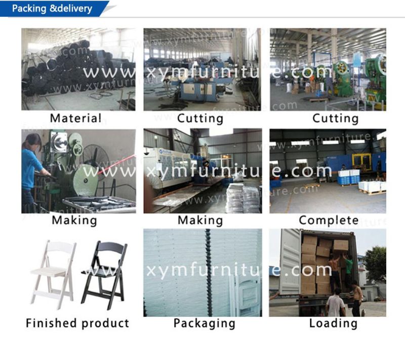 Outdoor Picnic Metal Folding Plastic Chair / Rental Chair / Event Chair