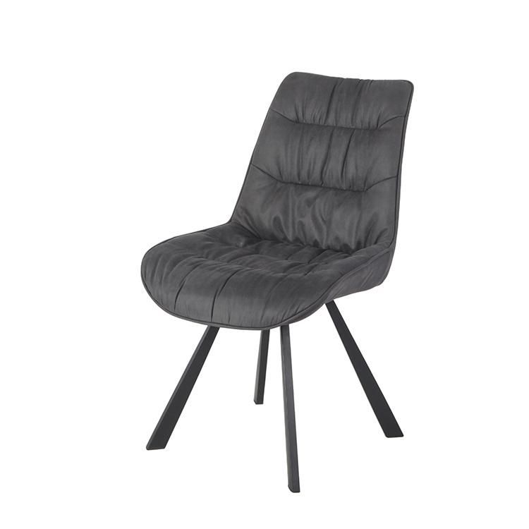 Velvet Fabric Dining Chairs Modern Design