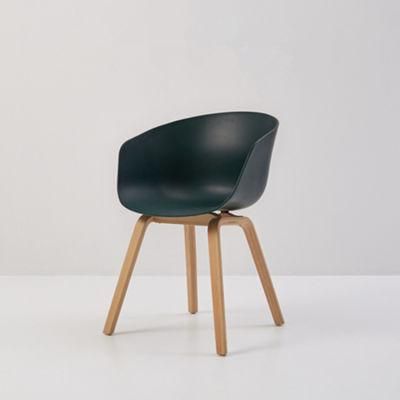 Factory Wholesale Plastic Modern Kitchen Chaise Sturdy Metal Legs Leisure Design Dining Chair