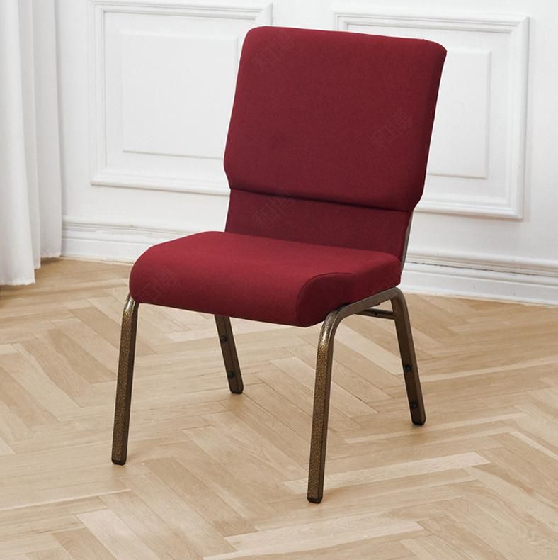 Wholesale Modern Armless Outdoor Fabric Upholstered Yollow Restaurant Dining Chair