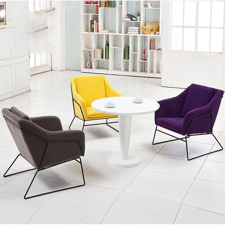 Orange Home Office Hotel Armchair Sofa