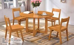 New Furniture Round Wooden Dining Table and Chairs