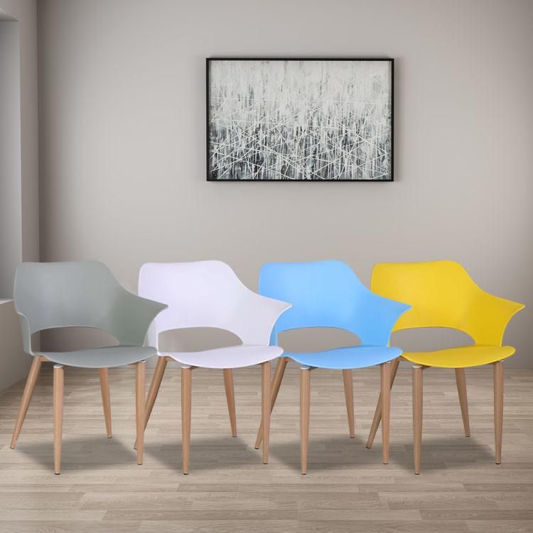 Home Furniture Outdoor Stackable Garden Dining Modern PP Living Room Plastic Chair