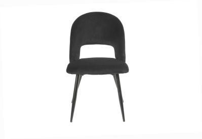 Factory Wholesale Custom Flannel Black Chair