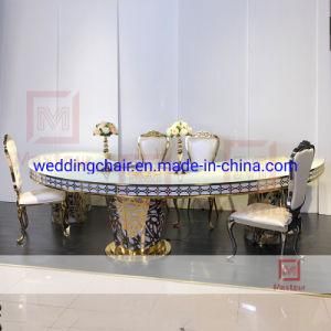 VIP Stainless Steel Dining Table for Dubai Hotel Project