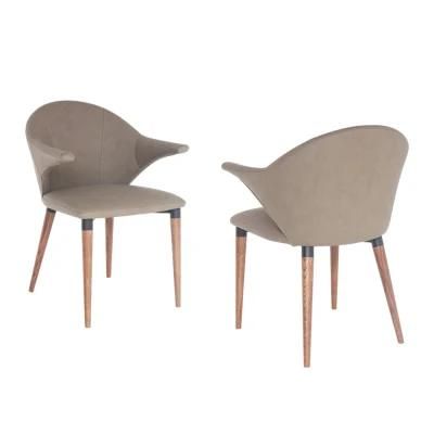 Customized Wooden Dining Chair OEM PU Dining Furniture