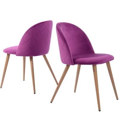 Cafe Chaise Beech Shells Wohnzimmer White Waiting Room Chairs Purple Chair Tufted