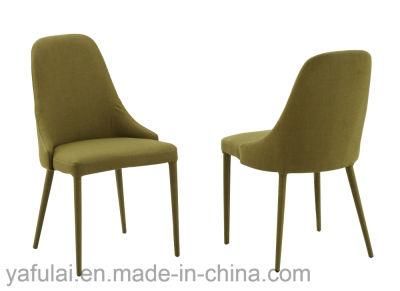 Cone Shaped Tube Fabric with Metal Dining Chair