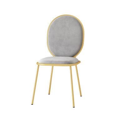 Sedie Da Pranzo Chaise Velours Office Reception Chair No Wheels Pink Chair for Dinning Metal Furniture Grey Tufted Velvet Leisure Chairs