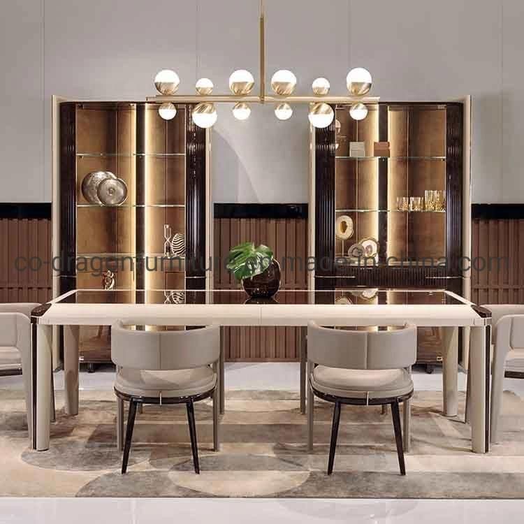 Luxury Hotel Wooden Dining Chair with Arm for Dining Furniture