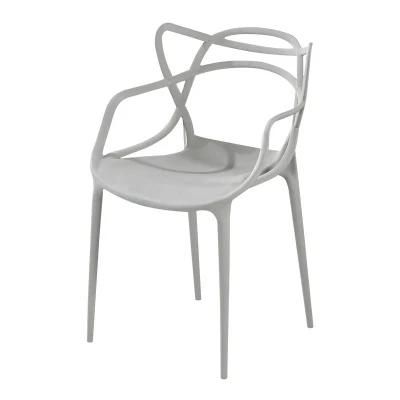 Hot Sale Master Design Indoor and Outdoor Restaurant Stackable Large Plastic Desk Waiting Chair
